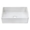 Ruvati 33"x20" Farmhouse Apron-Front Kitchen Sink, Distressed White RVL2300SW - alternate 2
